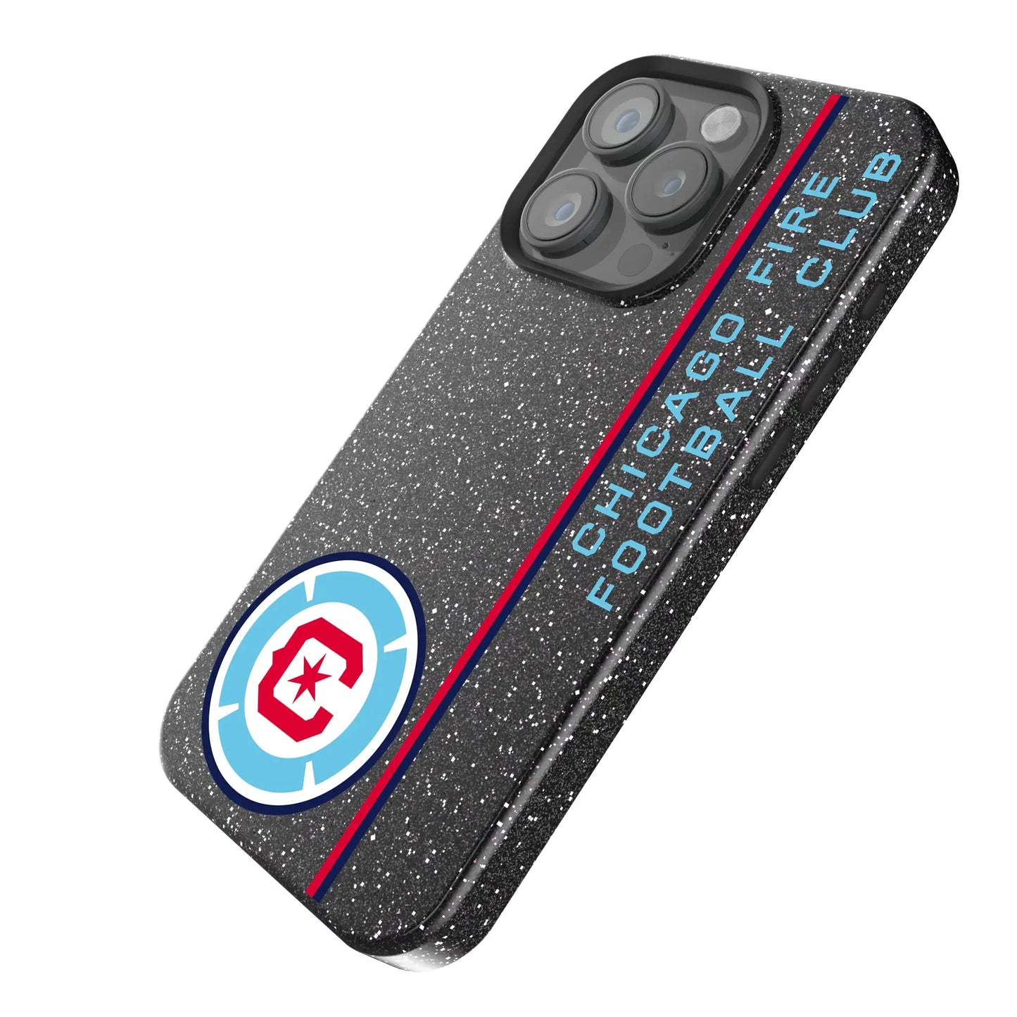 Chicago Fire Sidebar Black Bling Phone Case for Apple iPhone