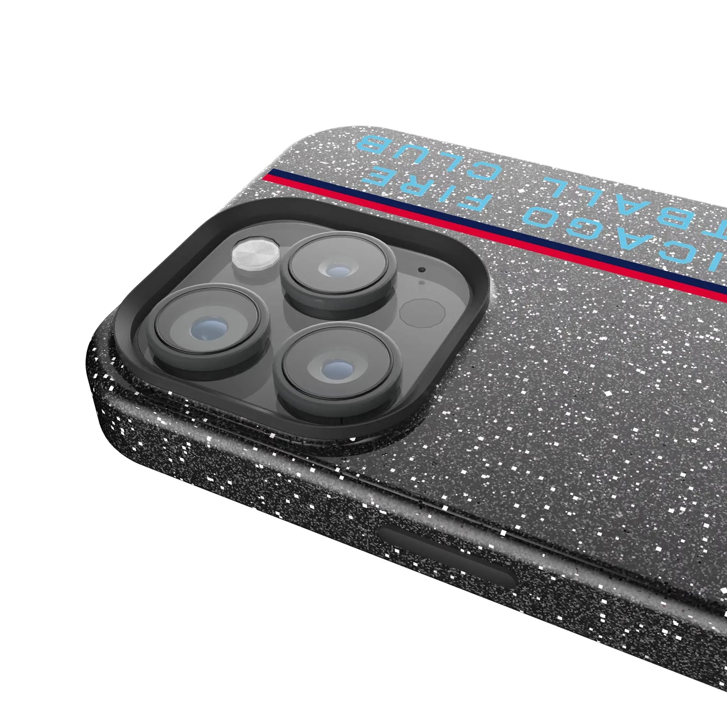 Chicago Fire Sidebar Black Bling Phone Case for Apple iPhone