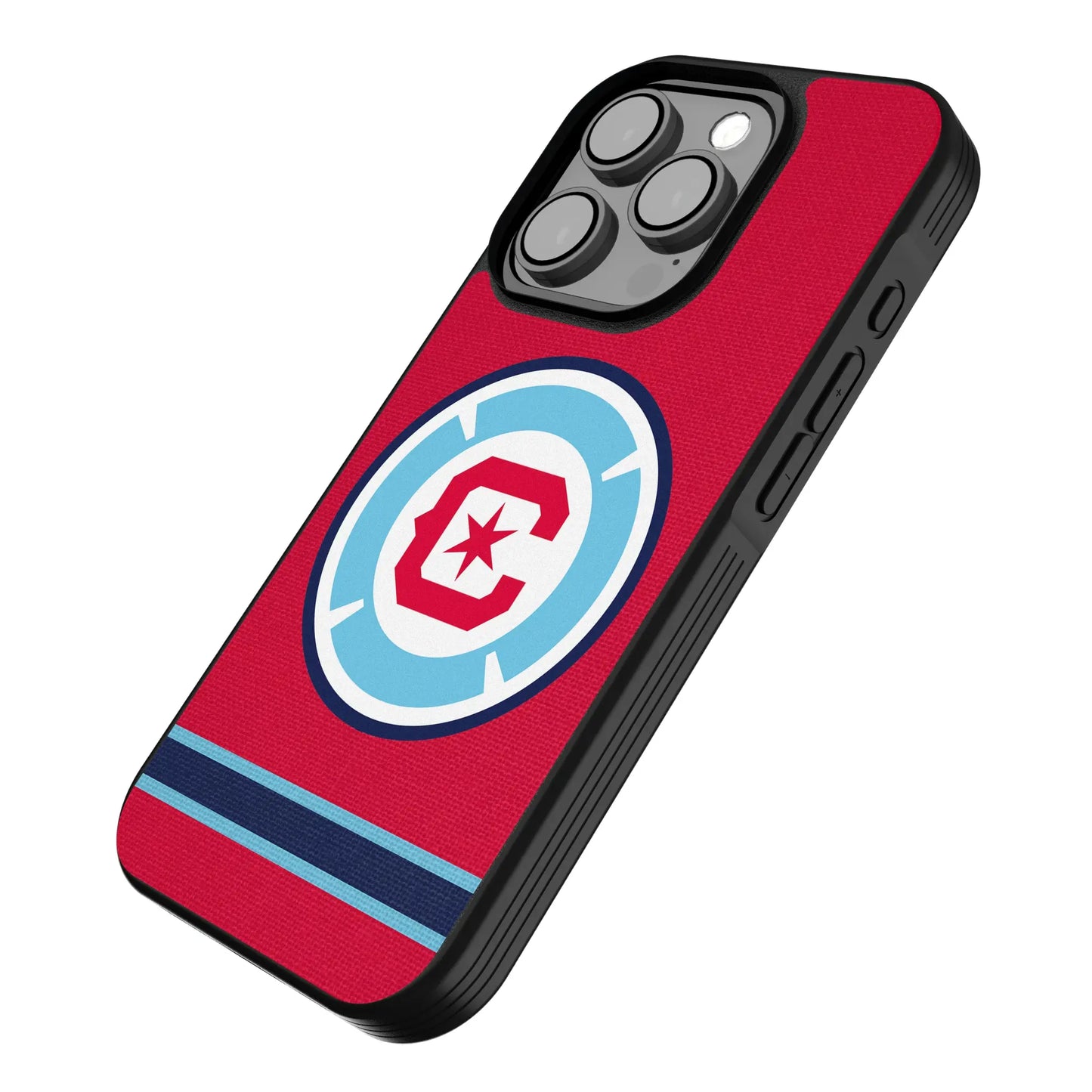 Chicago Fire Stripe Bump Phone Case for Apple iPhone