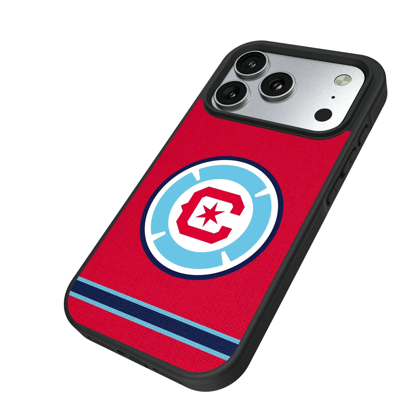 Chicago Fire Stripe Bump Phone Case for Apple iPhone