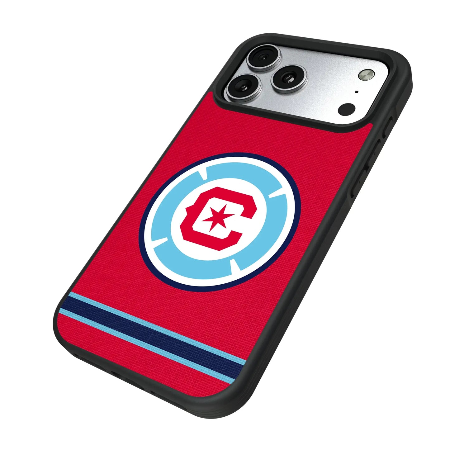 Chicago Fire Stripe Bump Phone Case for Apple iPhone
