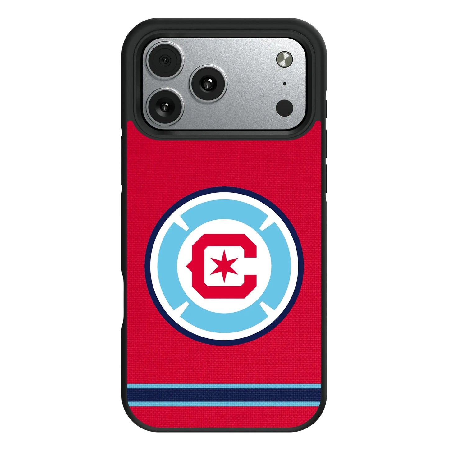 Chicago Fire Stripe Bump Phone Case for Apple iPhone
