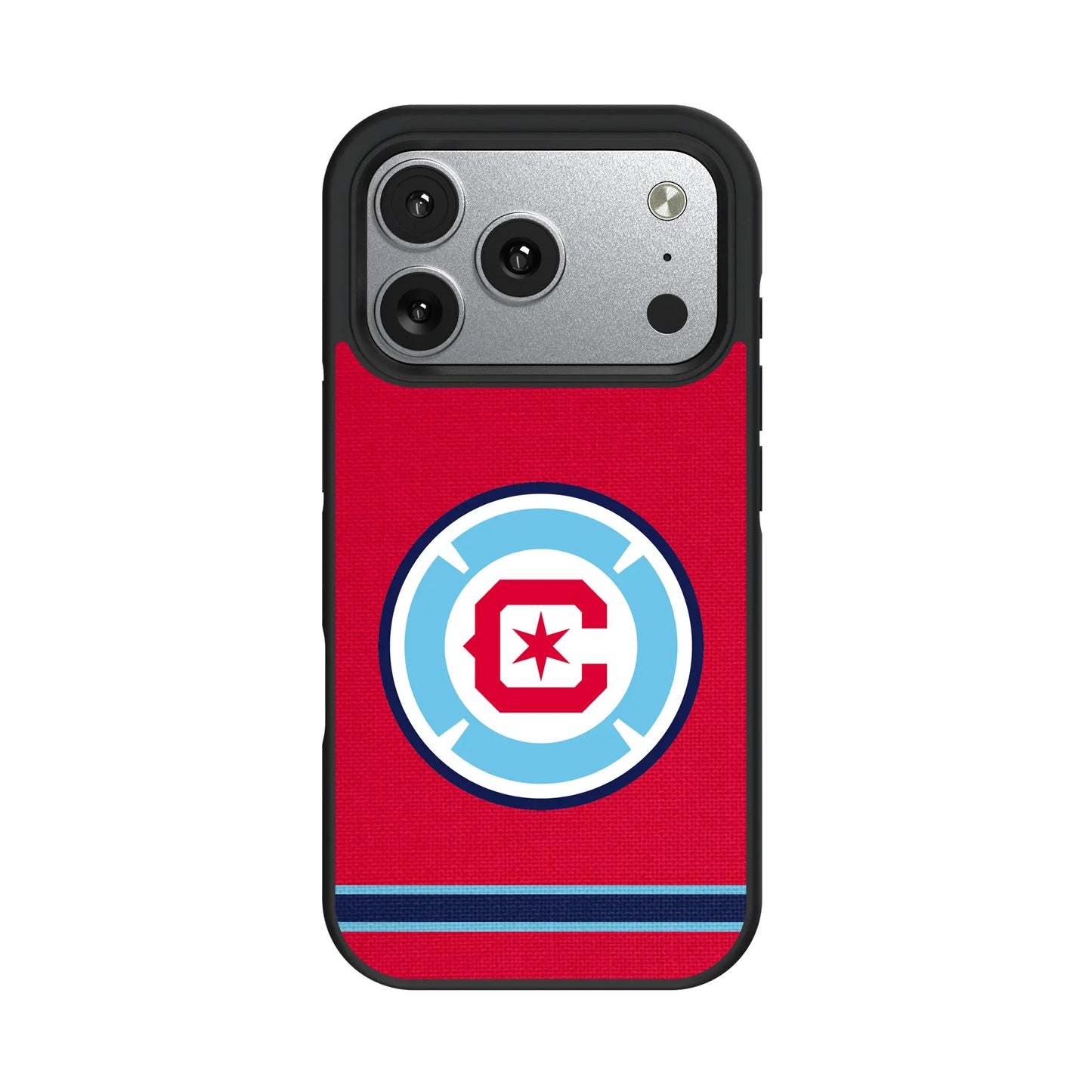 Chicago Fire Stripe Bump Phone Case for Apple iPhone