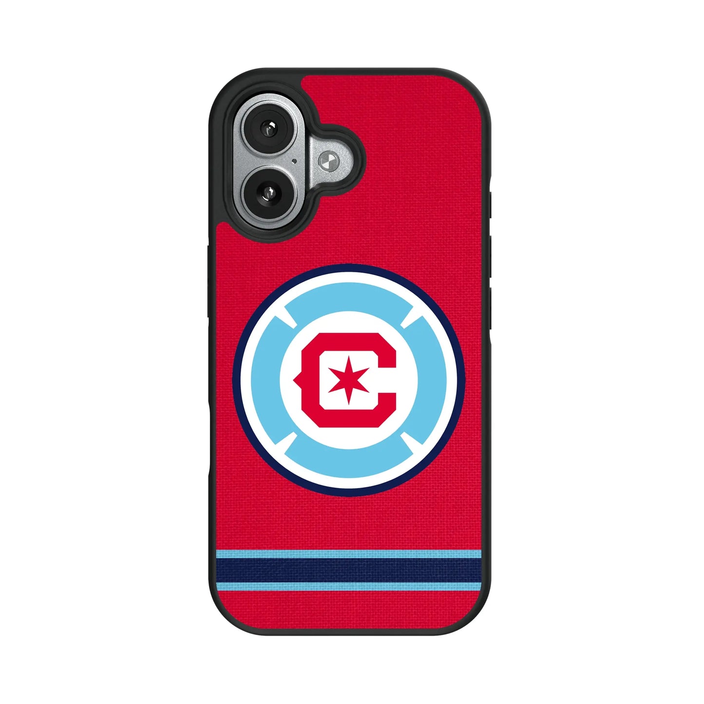 Chicago Fire Stripe Bump Phone Case for Apple iPhone