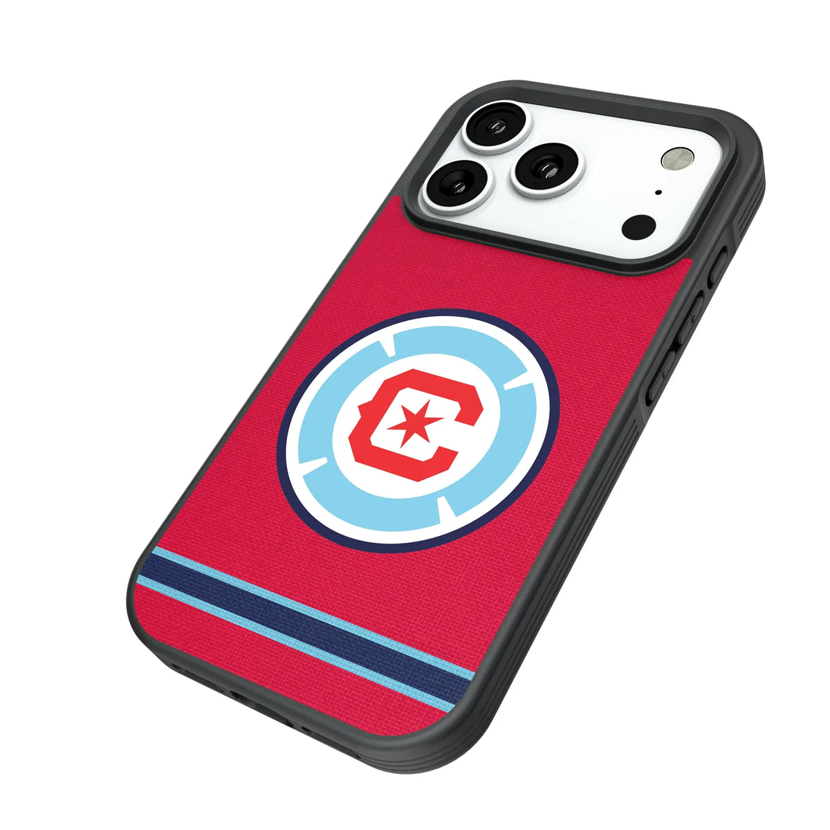 Chicago Fire Stripe Bump Phone Case for Apple iPhone
