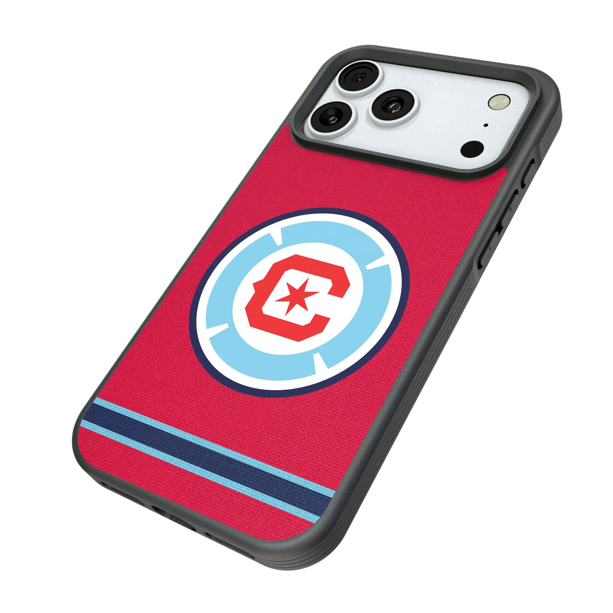 Chicago Fire Stripe Bump Phone Case for Apple iPhone