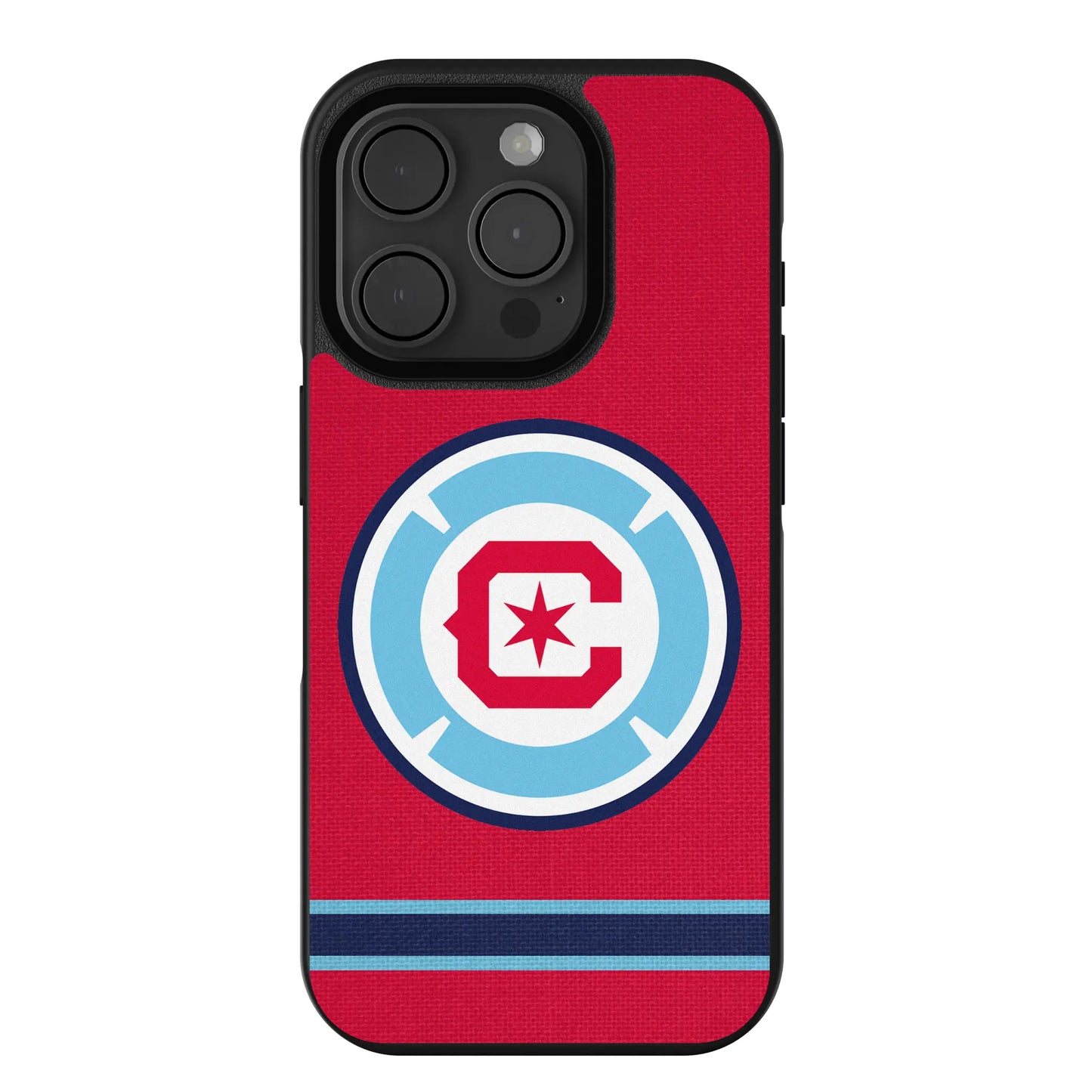Chicago Fire Stripe Bump Phone Case for Apple iPhone