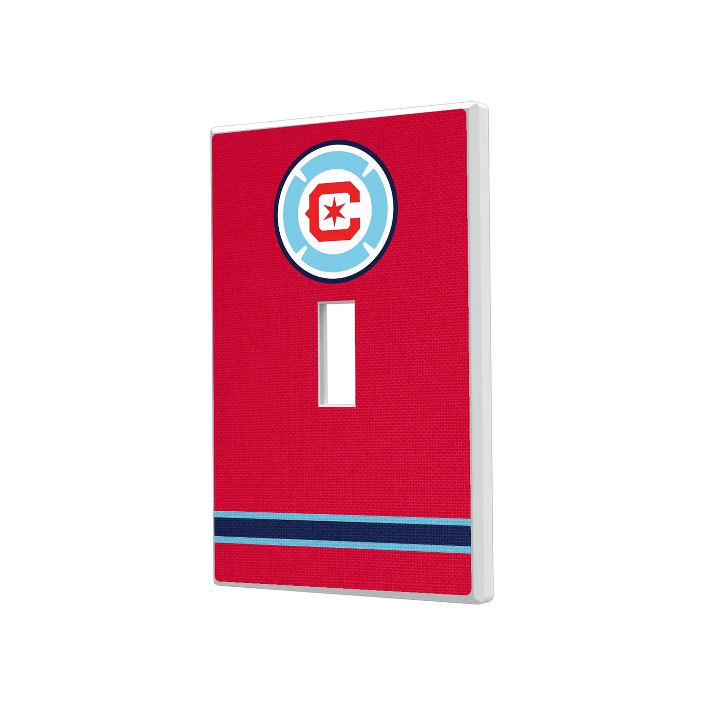 Chicago Fire Stripe Hidden-Screw Light Switch Plate