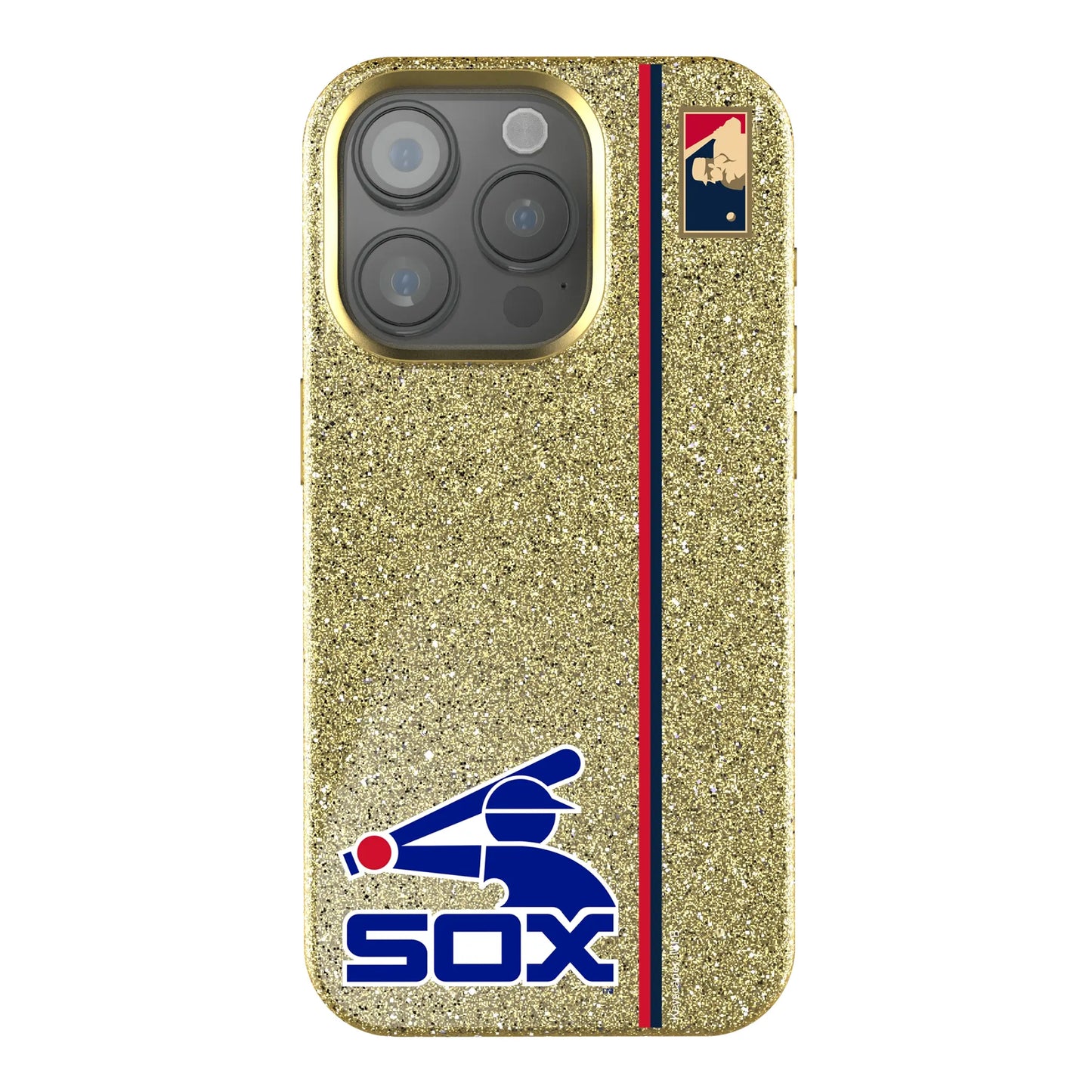 Chicago White Sox 1976-1981 - Cooperstown Collection Sidebar Bling Phone Case for Apple iPhone