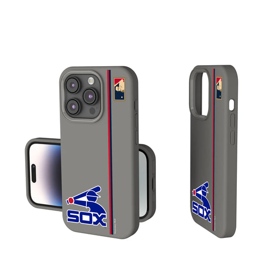 Chicago White Sox 1976-1981 - Cooperstown Collection Sidebar Soft Touch Phone Case for Apple iPhone