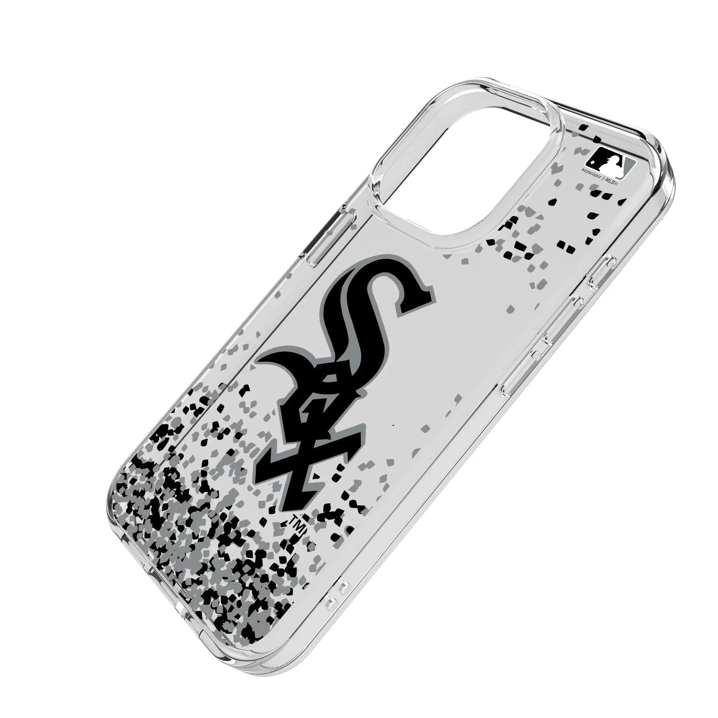Chicago White Sox Confetti Clear Phone Case for Apple iPhone
