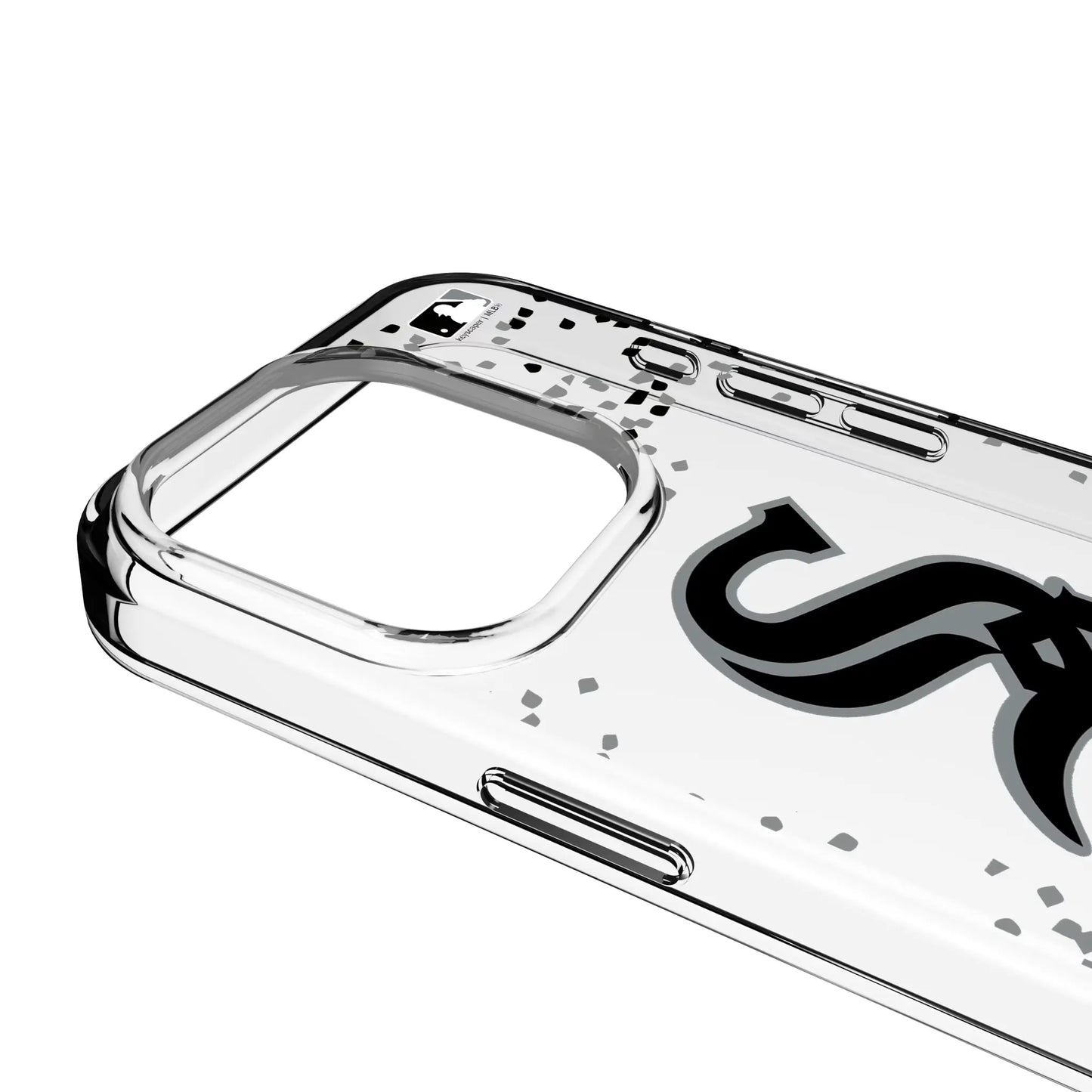 Chicago White Sox Confetti Clear Phone Case for Apple iPhone