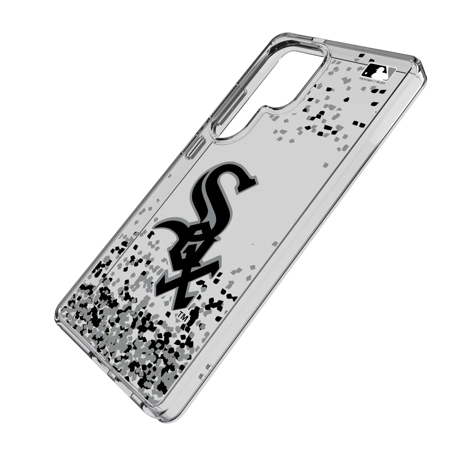 Chicago White Sox Confetti Clear Phone Case for Samsung Galaxy