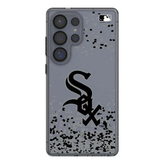 Chicago White Sox Confetti Clear Phone Case for Samsung Galaxy