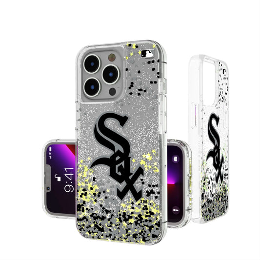 Chicago White Sox Confetti Glitter Phone Case for Apple iPhone
