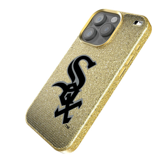 Chicago White Sox Linen Bling Phone Case for Apple iPhone
