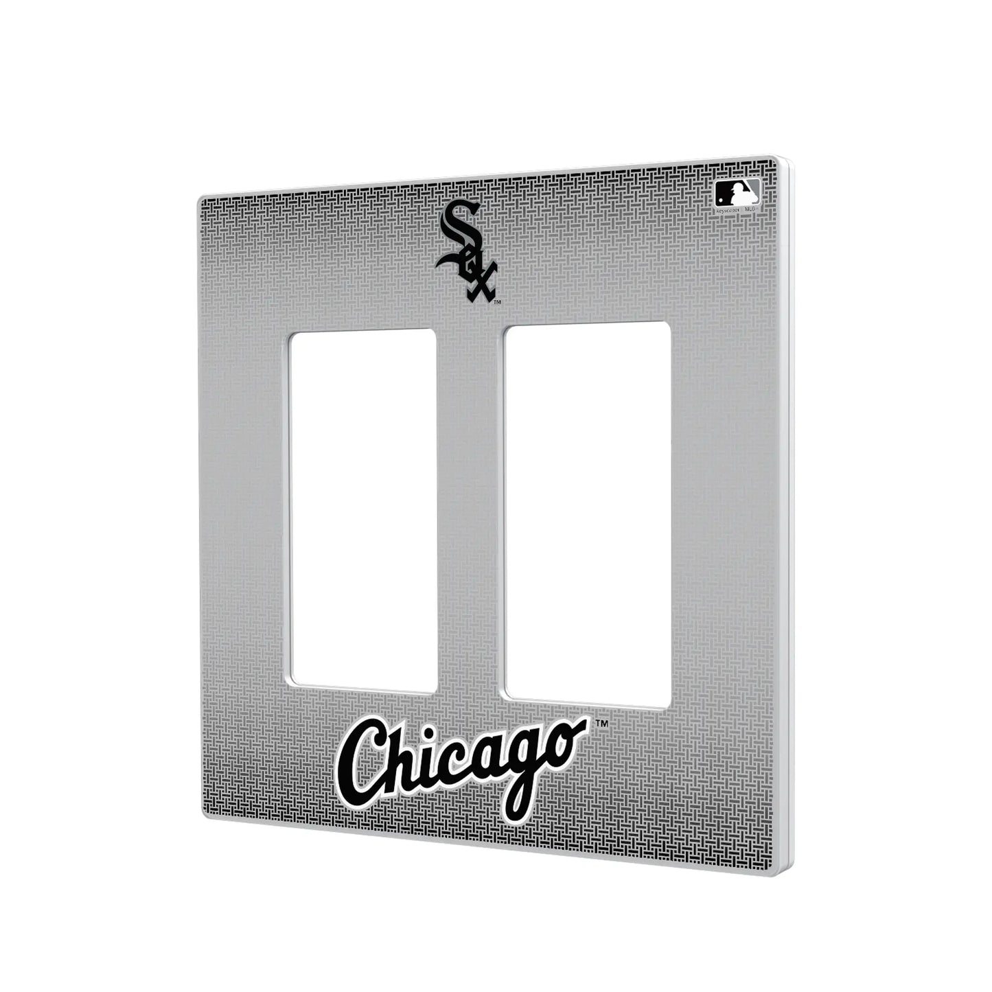Chicago White Sox Linen Hidden-Screw Light Switch Plate