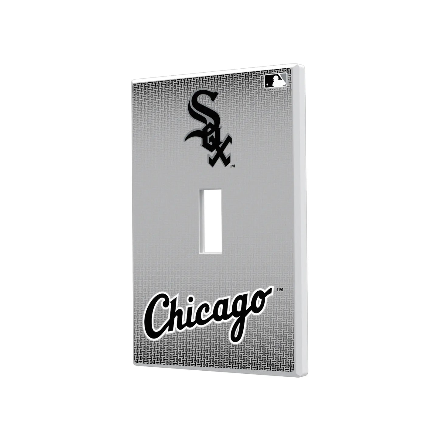 Chicago White Sox Linen Hidden-Screw Light Switch Plate