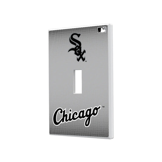 Chicago White Sox Linen Hidden-Screw Light Switch Plate