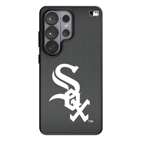 Chicago White Sox Linen MagSafe Compatible Phone Case for Samsung Galaxy