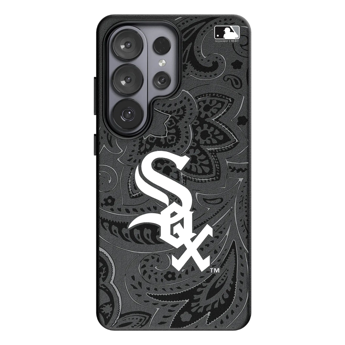 Chicago White Sox Paisley MagSafe Compatible Phone Case for Samsung Galaxy