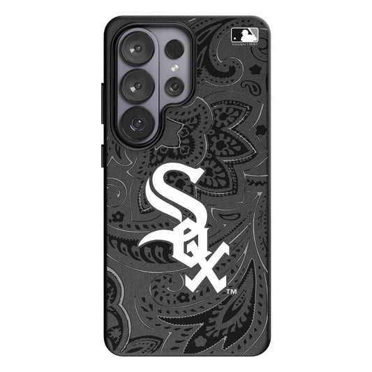 Chicago White Sox Paisley MagSafe Compatible Phone Case for Samsung Galaxy