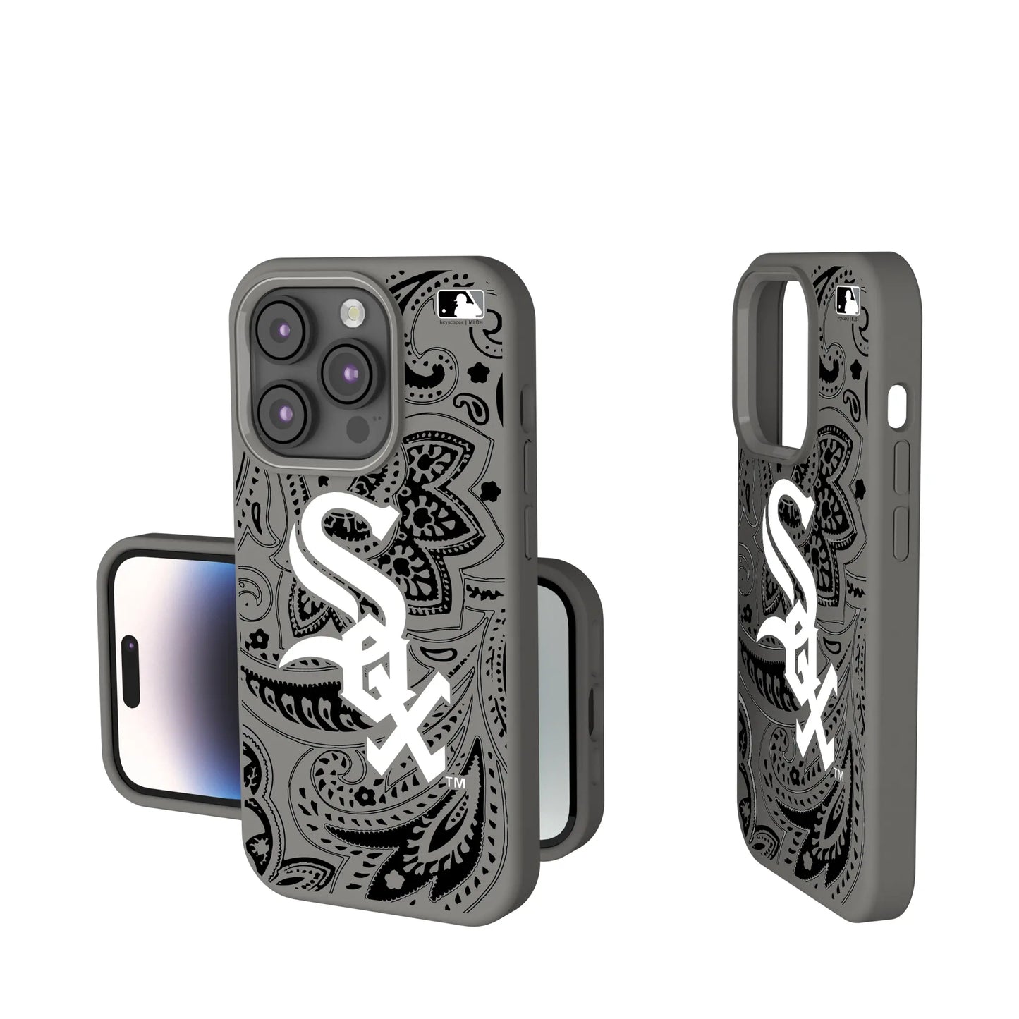 Chicago White Sox Paisley Soft Touch Phone Case for Apple iPhone