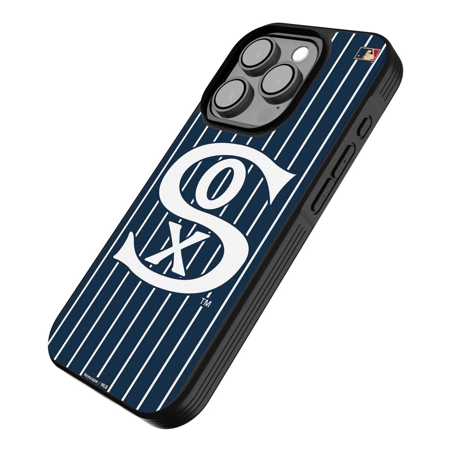Chicago White Sox Road 1919-1921 - Cooperstown Collection Pinstripe Bump Phone Case for Apple iPhone