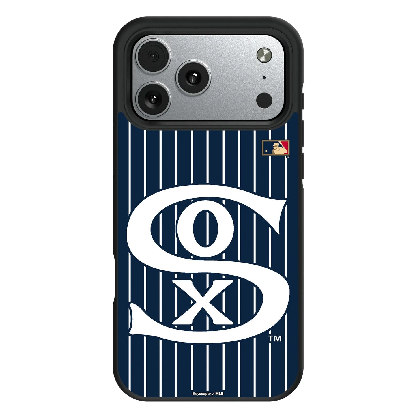 Chicago White Sox Road 1919-1921 - Cooperstown Collection Pinstripe Bump Phone Case for Apple iPhone