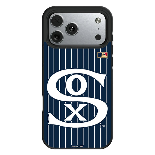Chicago White Sox Road 1919-1921 - Cooperstown Collection Pinstripe Bump Phone Case for Apple iPhone
