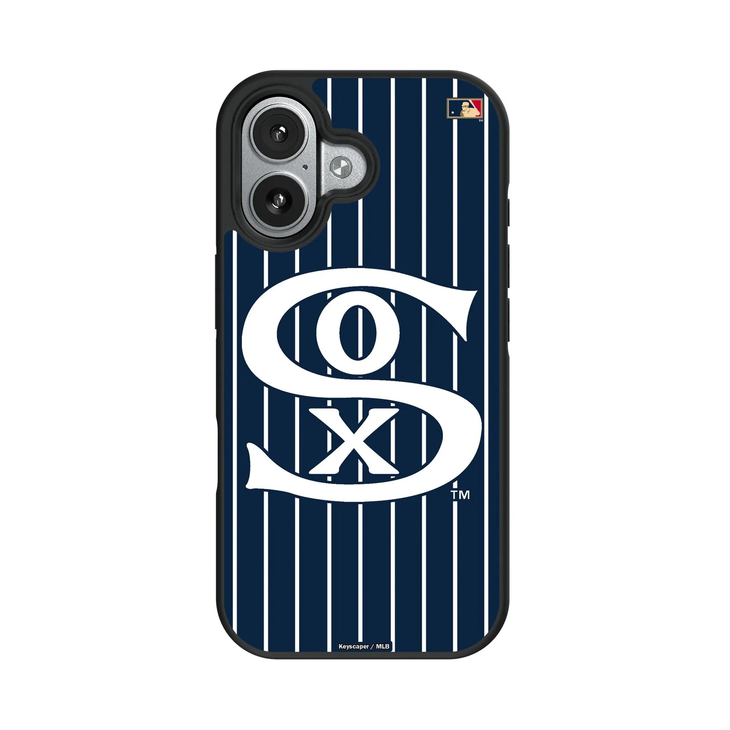 Chicago White Sox Road 1919-1921 - Cooperstown Collection Pinstripe Bump Phone Case for Apple iPhone