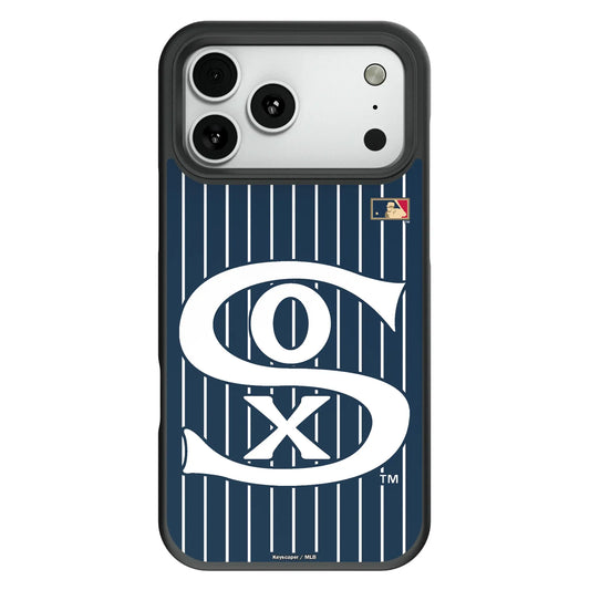 Chicago White Sox Road 1919-1921 - Cooperstown Collection Pinstripe Bump Phone Case for Apple iPhone