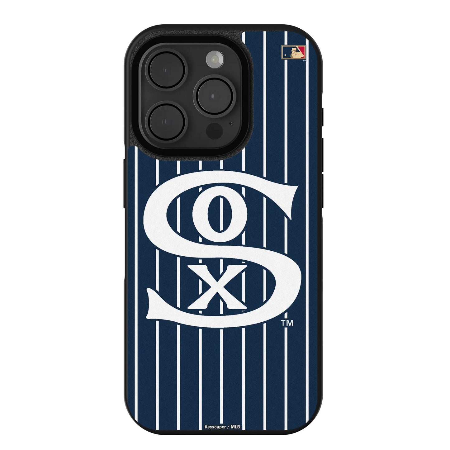 Chicago White Sox Road 1919-1921 - Cooperstown Collection Pinstripe Bump Phone Case for Apple iPhone