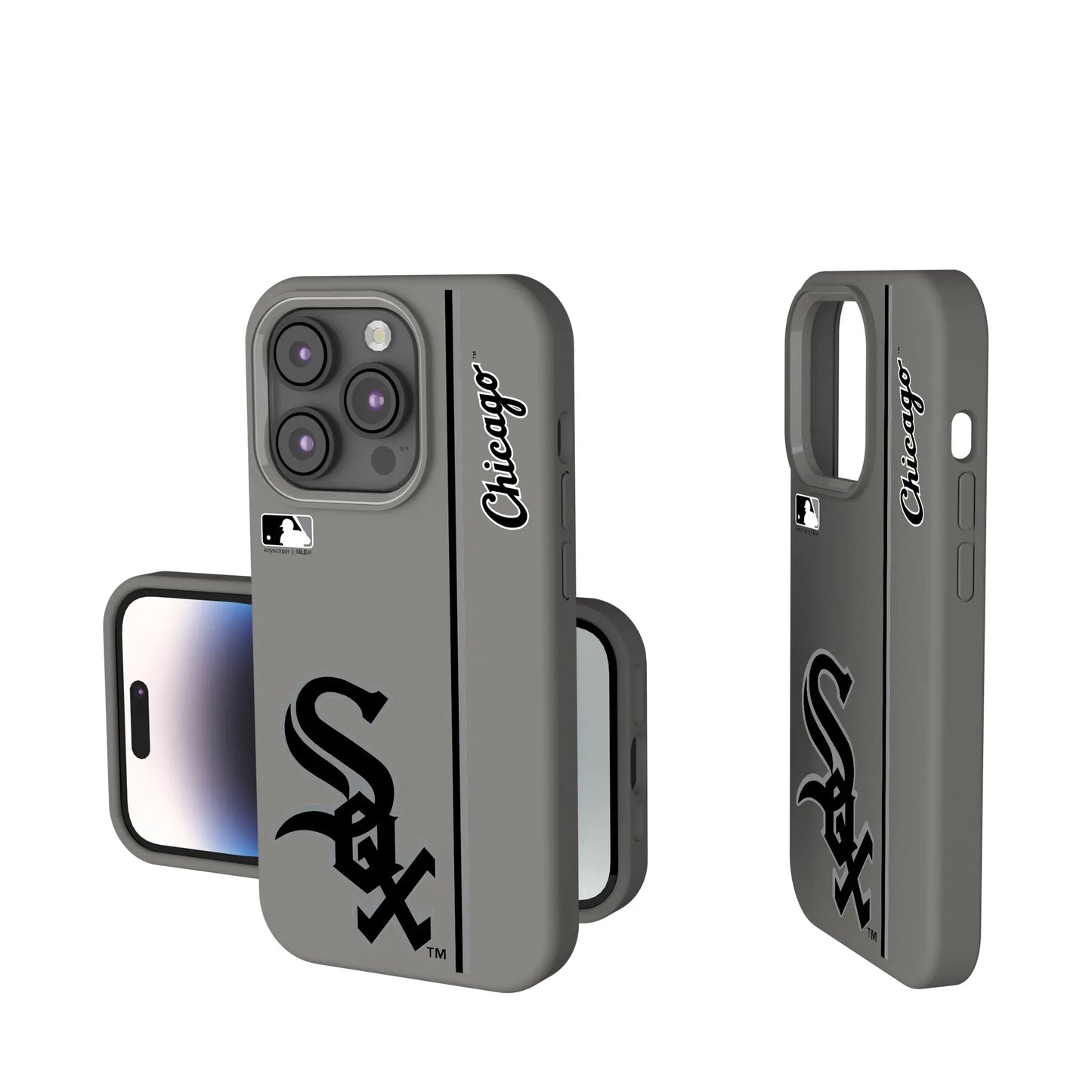 Chicago White Sox Sidebar Soft Touch Phone Case for Apple iPhone