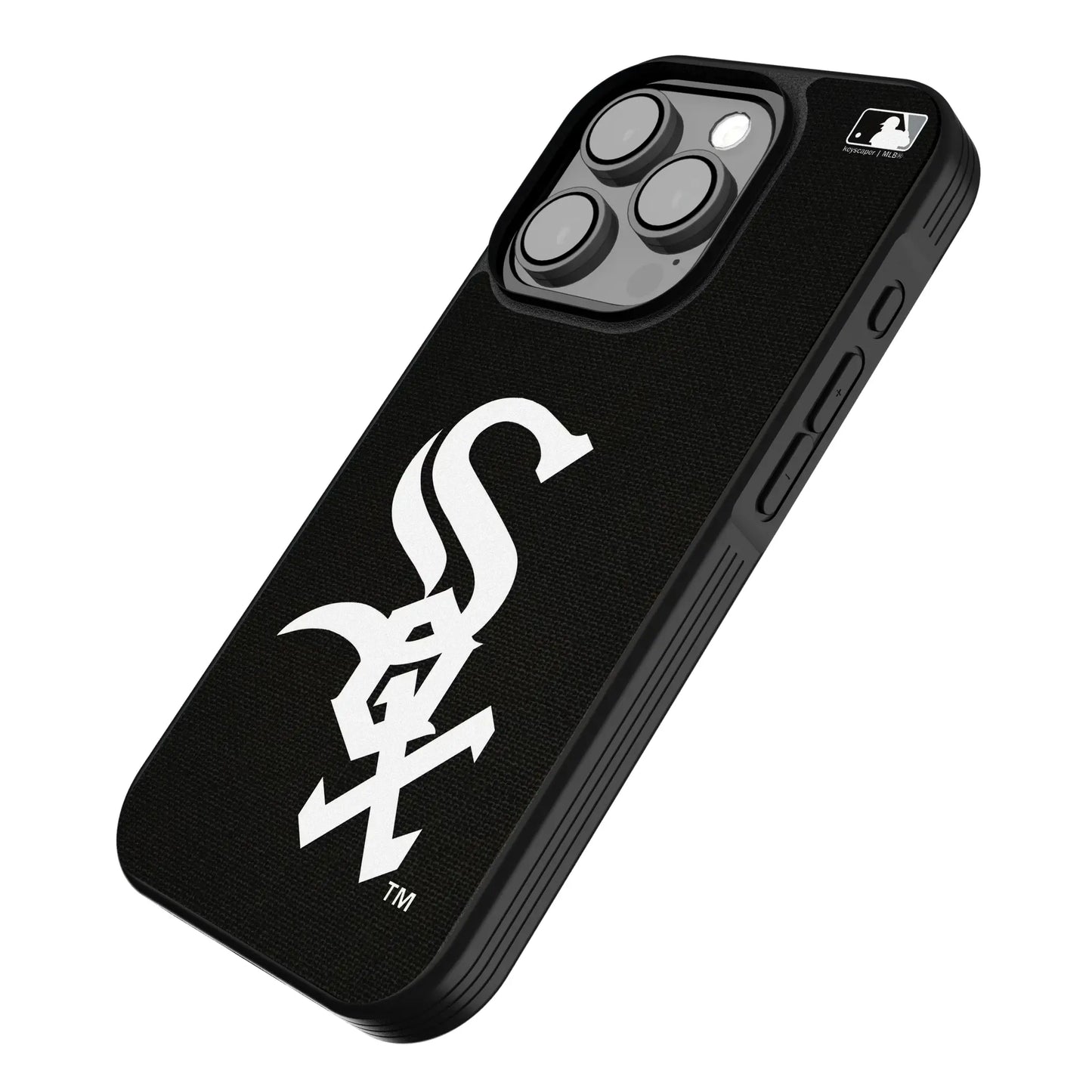 Chicago White Sox Solid Bump Phone Case for Apple iPhone