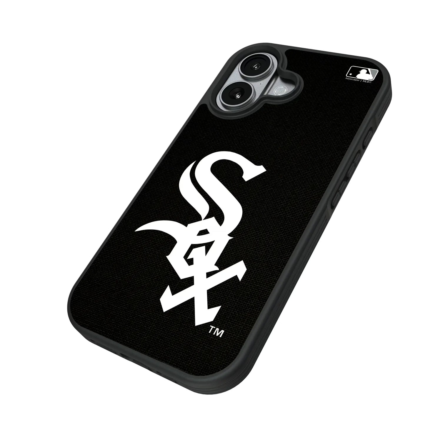 Chicago White Sox Solid Bump Phone Case for Apple iPhone