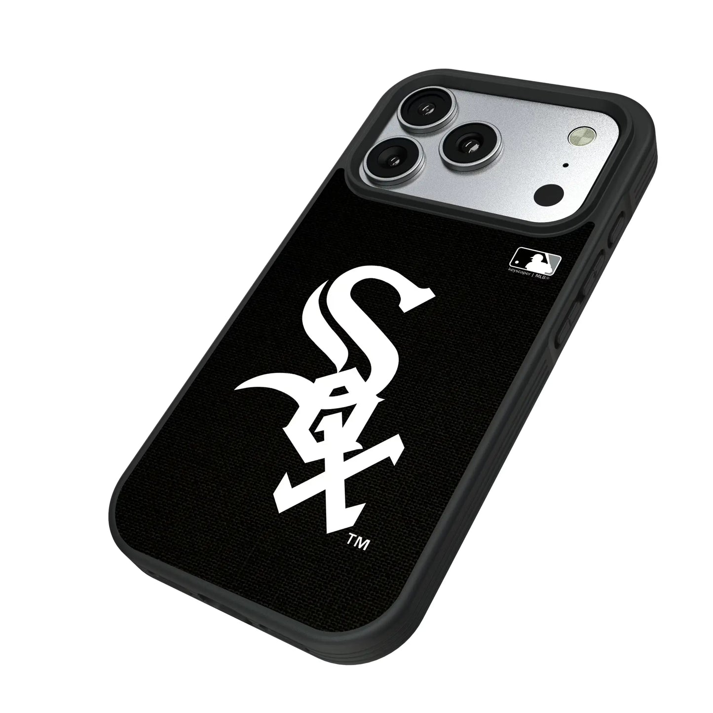 Chicago White Sox Solid Bump Phone Case for Apple iPhone