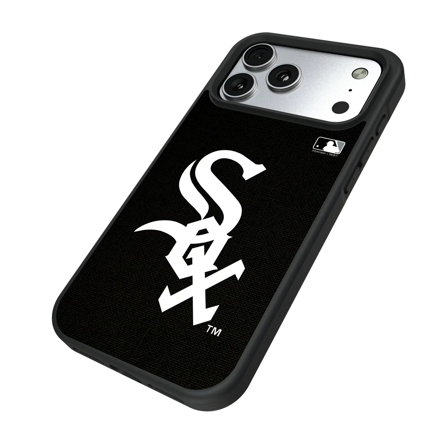 Chicago White Sox Solid Bump Phone Case for Apple iPhone
