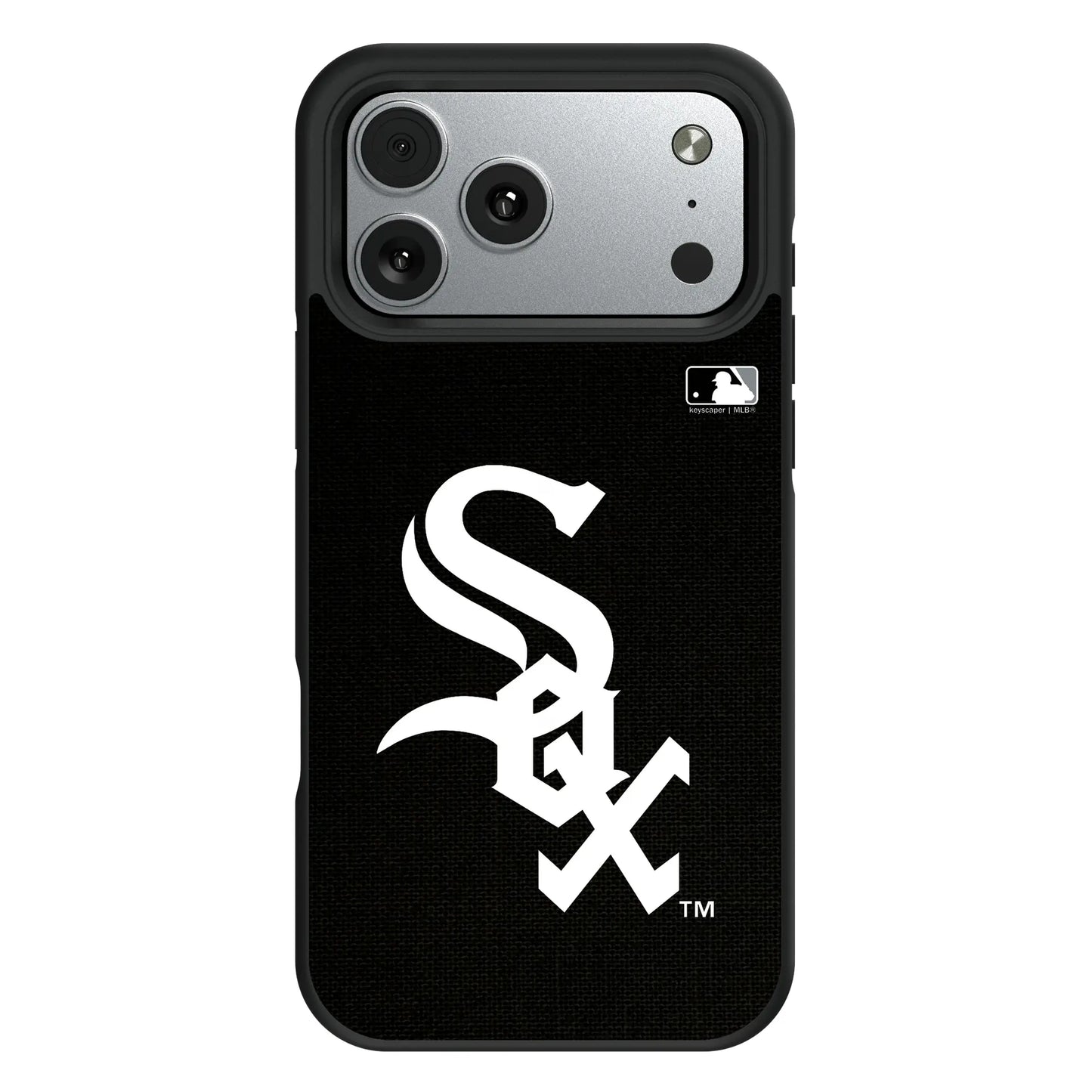 Chicago White Sox Solid Bump Phone Case for Apple iPhone