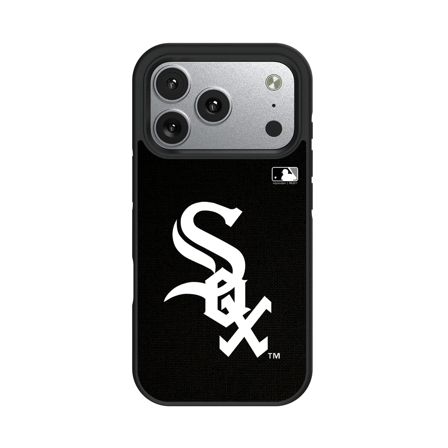 Chicago White Sox Solid Bump Phone Case for Apple iPhone