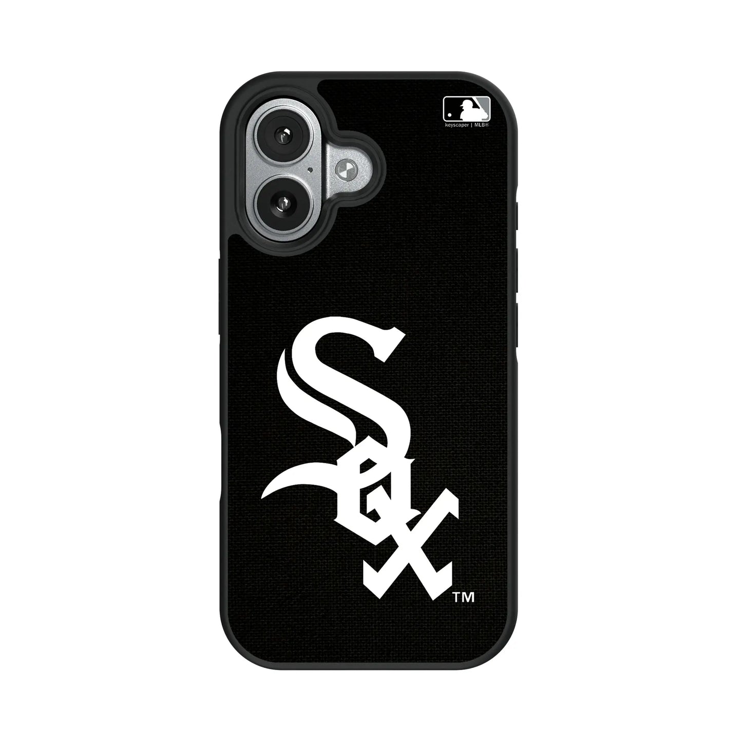 Chicago White Sox Solid Bump Phone Case for Apple iPhone