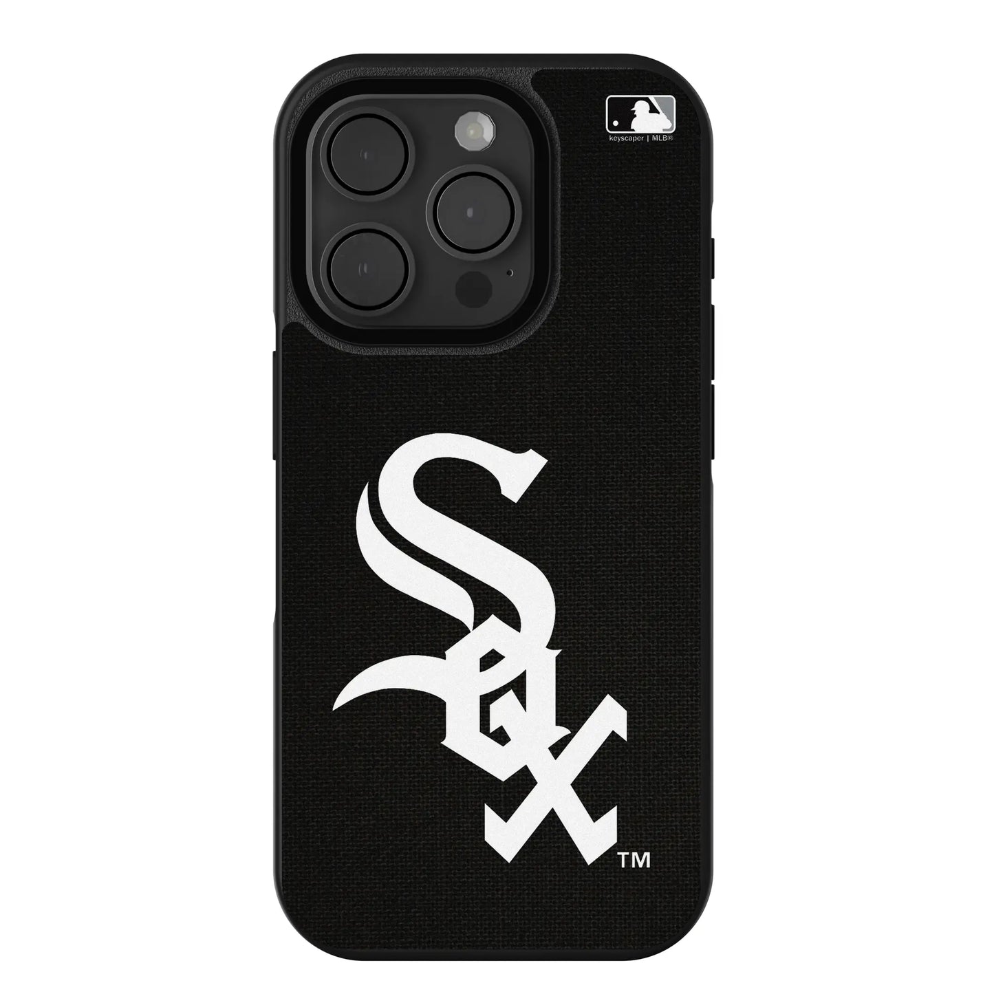 Chicago White Sox Solid Bump Phone Case for Apple iPhone
