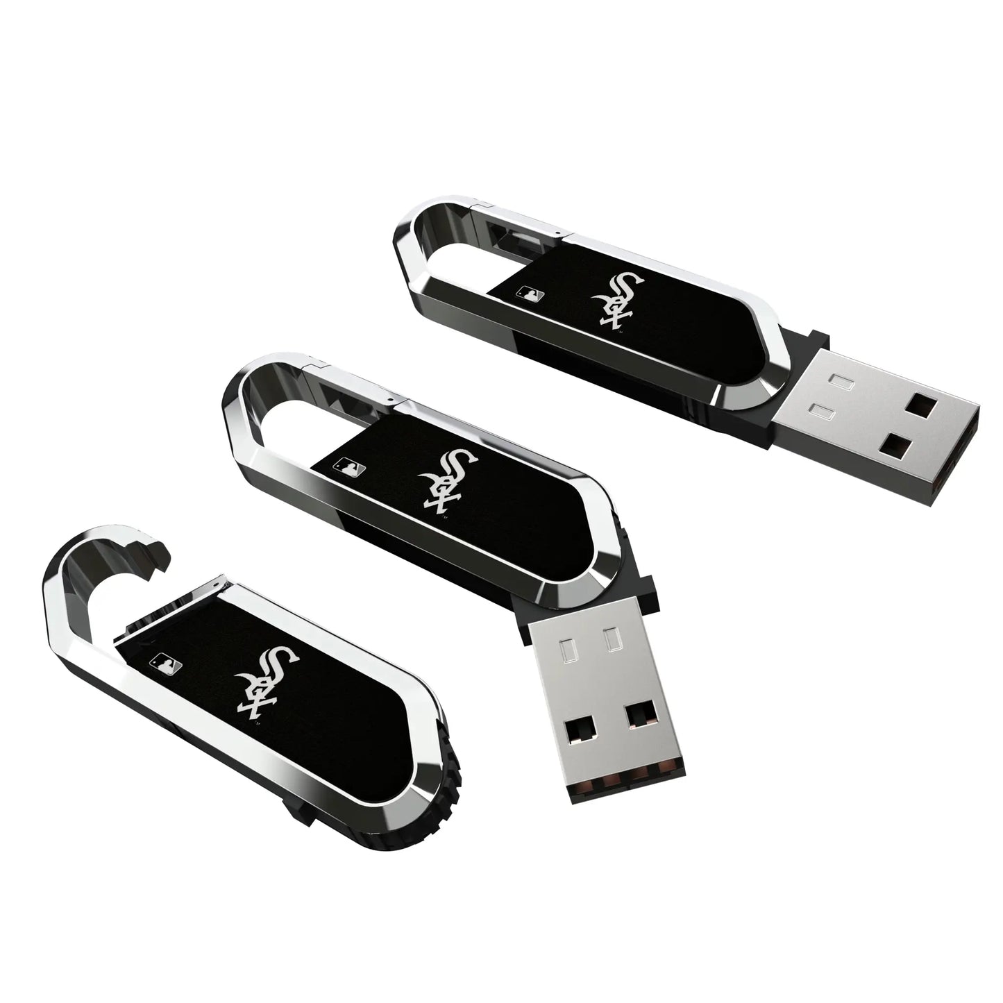 Chicago White Sox Solid USB 64GB Clip Style Flash Drive