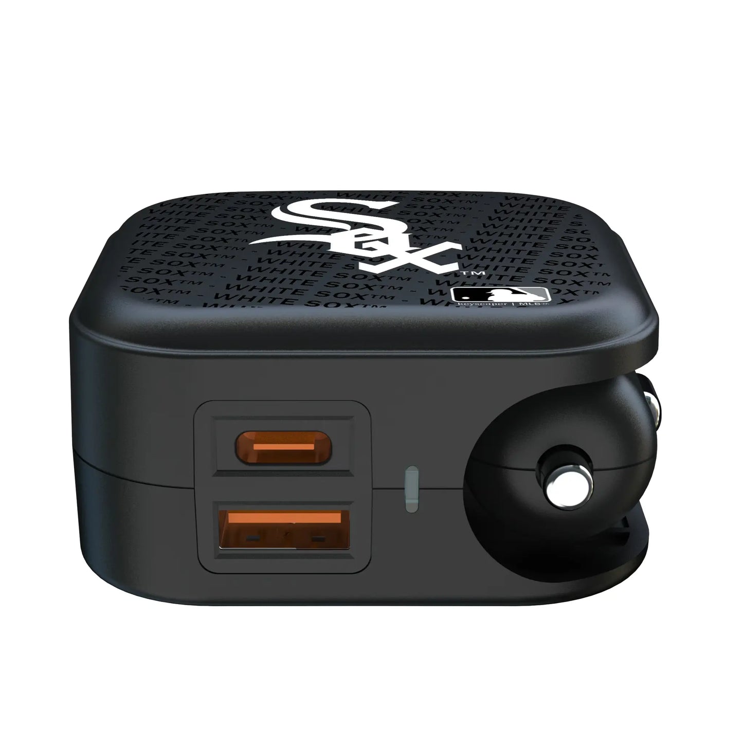 Chicago White Sox Text Backdrop 2 in 1 USB A/C Charger