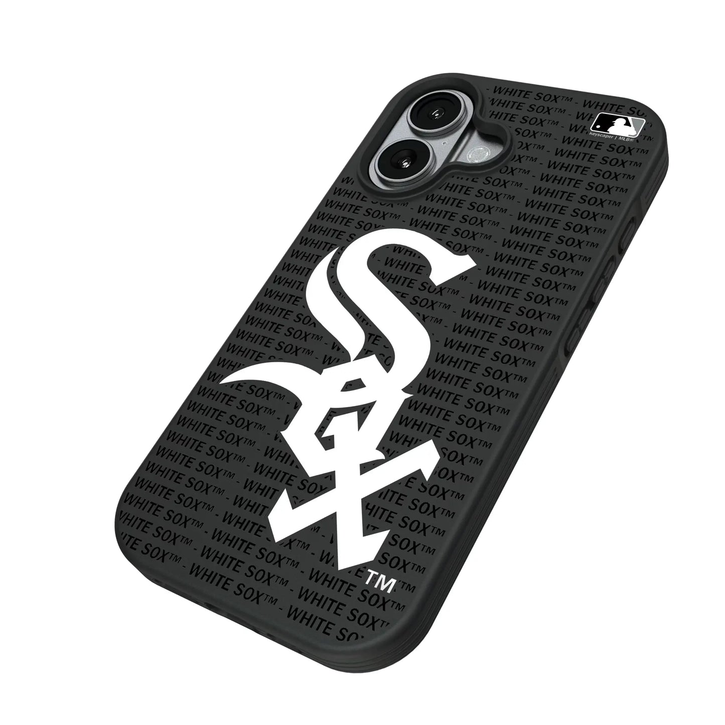 Chicago White Sox Text Backdrop Bump Phone Case for Apple iPhone