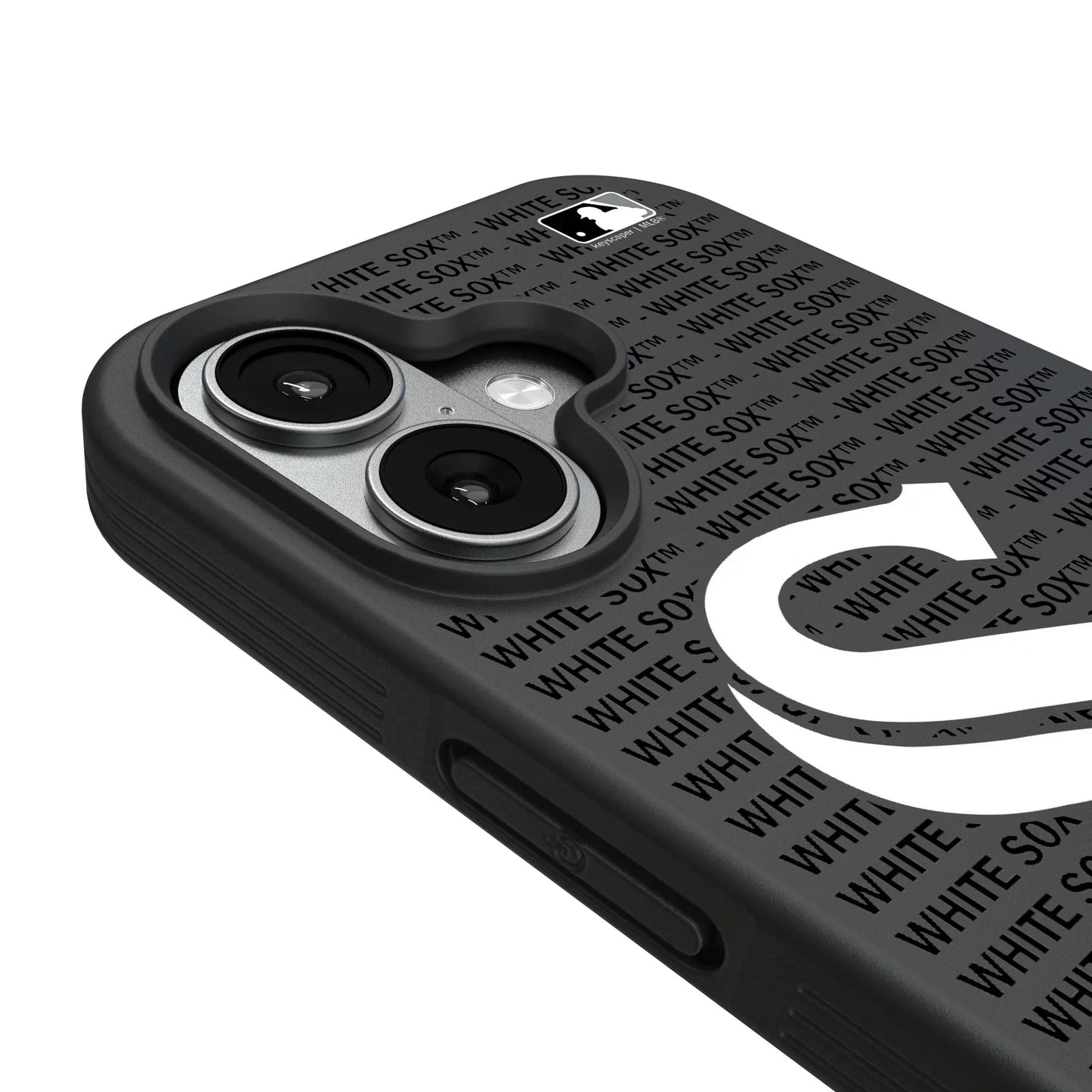 Chicago White Sox Text Backdrop Bump Phone Case for Apple iPhone