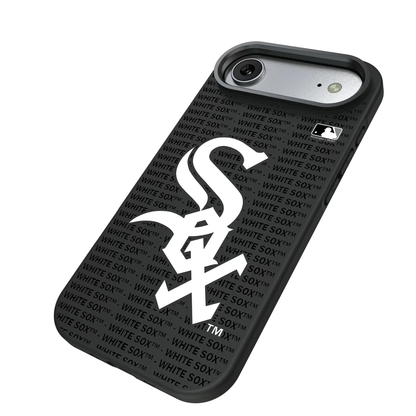 Chicago White Sox Text Backdrop Bump Phone Case for Apple iPhone