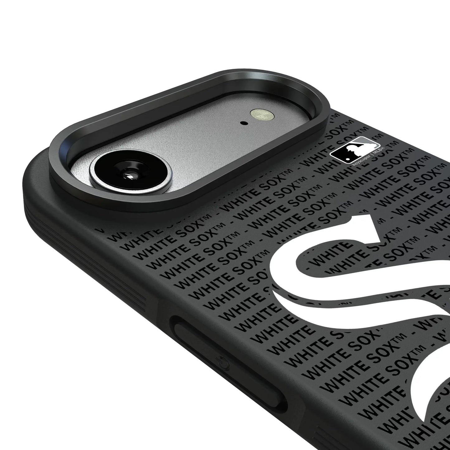 Chicago White Sox Text Backdrop Bump Phone Case for Apple iPhone
