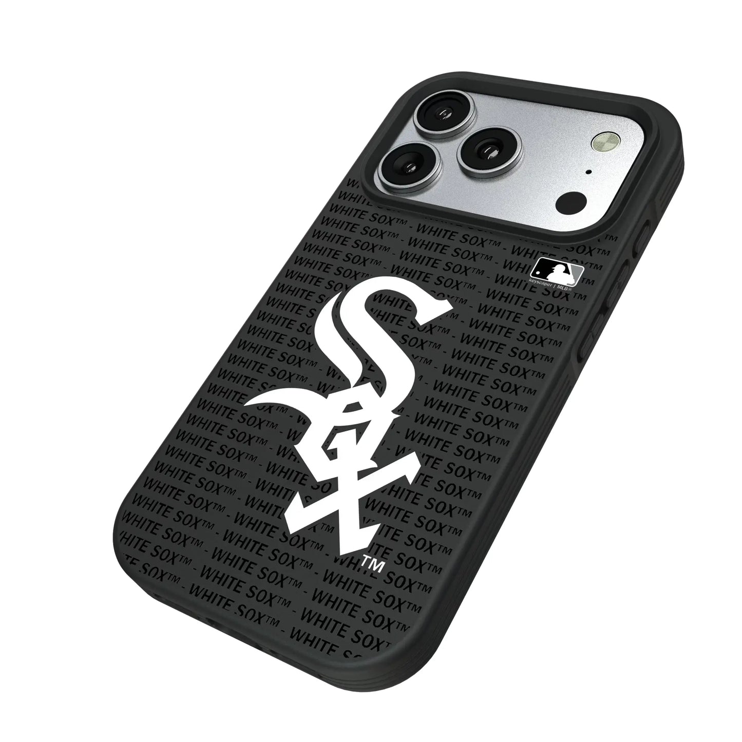 Chicago White Sox Text Backdrop Bump Phone Case for Apple iPhone