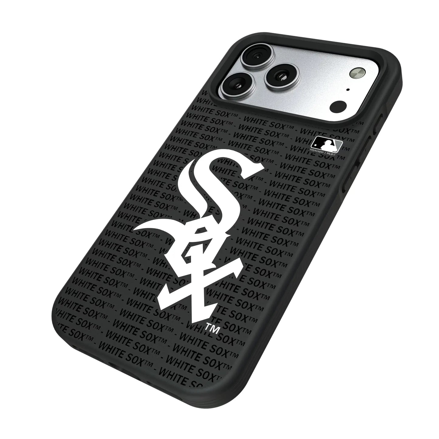 Chicago White Sox Text Backdrop Bump Phone Case for Apple iPhone